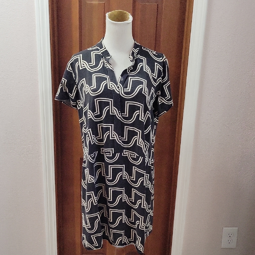 Dusen Dusen Geometric Pattern Dress